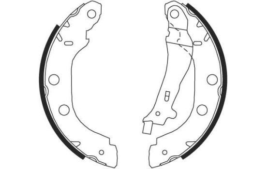 Jeu de mâchoires de frein GS8655 TRW, Image 2