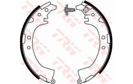 Jeu de mâchoires de frein GS8672 TRW, Image 3
