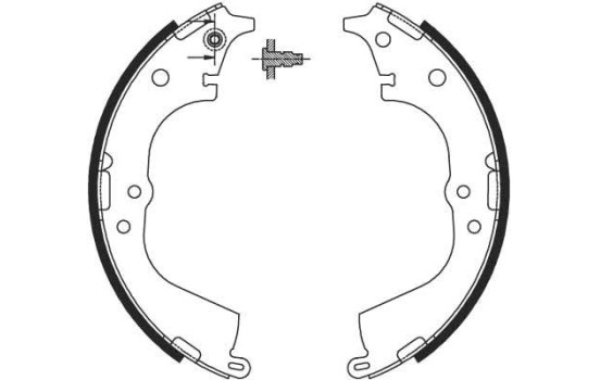 Jeu de mâchoires de frein GS8693 TRW, Image 2