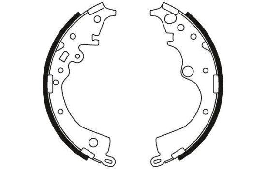 Jeu de mâchoires de frein GS8770 TRW, Image 2