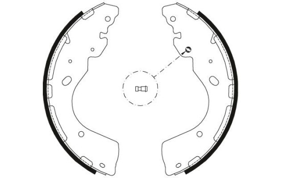 Jeu de mâchoires de frein GS8797 TRW, Image 2