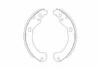 Jeu de mâchoires de frein KBS-1404 Kavo parts