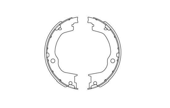Jeu de mâchoires de frein KBS-1406 Kavo parts