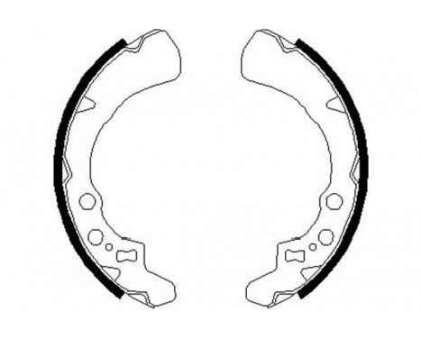 Jeu de mâchoires de frein KBS-1908 Kavo parts