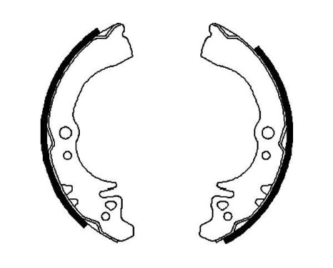 Jeu de mâchoires de frein KBS-1910 Kavo parts