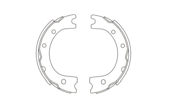 Jeu de mâchoires de frein KBS-1917 Kavo parts
