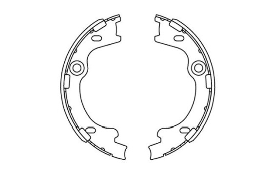 Jeu de mâchoires de frein KBS-3414 Kavo parts
