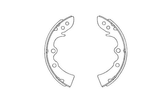 Jeu de mâchoires de frein KBS-5408 Kavo parts