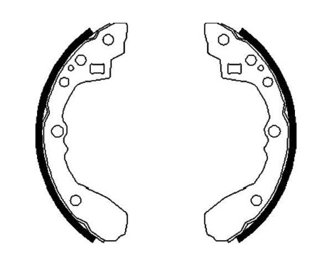 Jeu de mâchoires de frein KBS-5416 Kavo parts