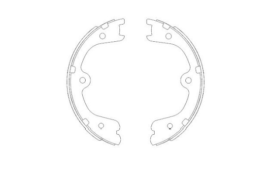 Jeu de mâchoires de frein KBS-7404 Kavo parts