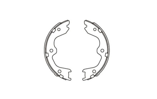 Jeu de mâchoires de frein KBS-7408 Kavo parts