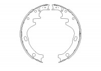 Jeu de mâchoires de frein KBS-7412 Kavo parts