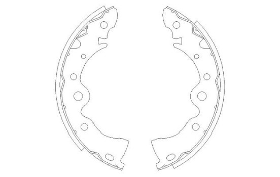 Jeu de mâchoires de frein KBS-7414 Kavo parts