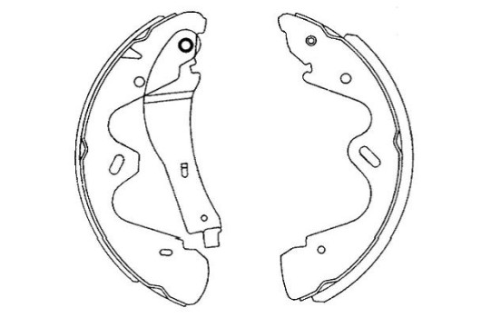 Jeu de mâchoires de frein KBS-7418 Kavo parts