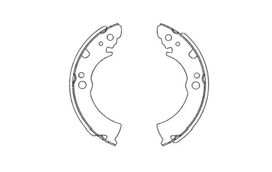 Jeu de mâchoires de frein KBS-7422 Kavo parts