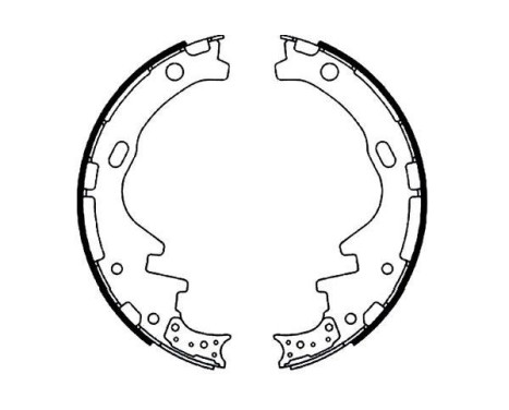 Jeu de mâchoires de frein KBS-7434 Kavo parts