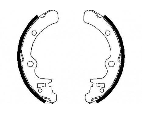 Jeu de mâchoires de frein KBS-8403 Kavo parts