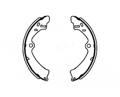 Jeu de mâchoires de frein KBS-8911 Kavo parts, Image 2