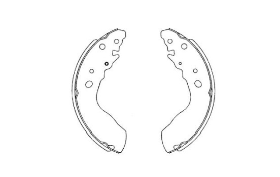 Jeu de mâchoires de frein KBS-8913 Kavo parts