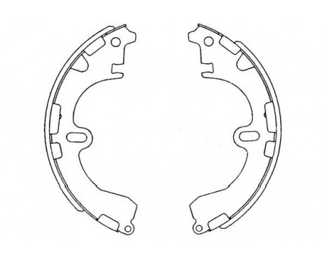 Jeu de mâchoires de frein KBS-9912 Kavo parts