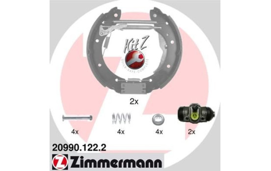 Jeu de mâchoires de frein KIT Z, Image 2