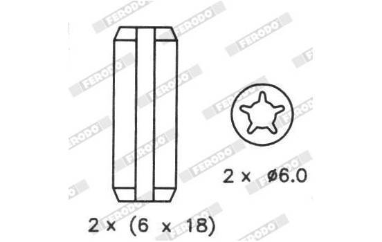 Jeu de mâchoires de frein PREMIER FSB199 Ferodo, Image 4