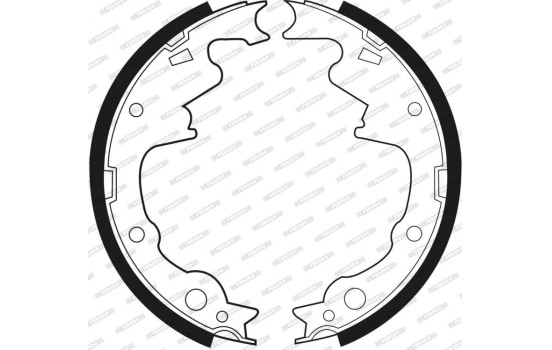 Jeu de mâchoires de frein PREMIER FSB466 Ferodo, Image 3