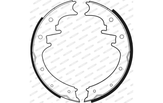 Jeu de mâchoires de frein PREMIER FSB524 Ferodo, Image 2