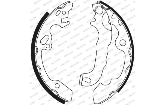 Jeu de mâchoires de frein PREMIER FSB565 Ferodo, Image 3