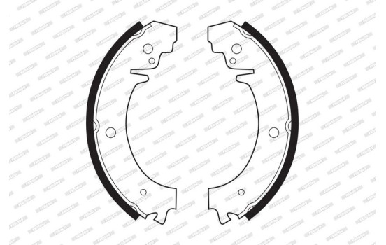 Jeu de mâchoires de frein PREMIER FSB59 Ferodo, Image 2