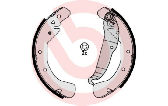 Jeu de mâchoires de frein S 59 517 Brembo