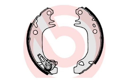 Jeu de mâchoires de frein S 61 513 Brembo, Image 2