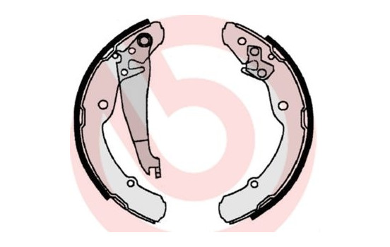 Jeu de mâchoires de frein S 85 516 Brembo