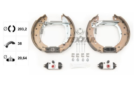 Jeu de mâchoires de frein Shoe Kit Pro