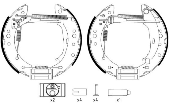Jeu de mâchoires de frein Shoe Kit Pro, Image 2