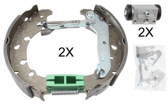 Jeu de mâchoires de frein SMARTKIT 111428 ABS