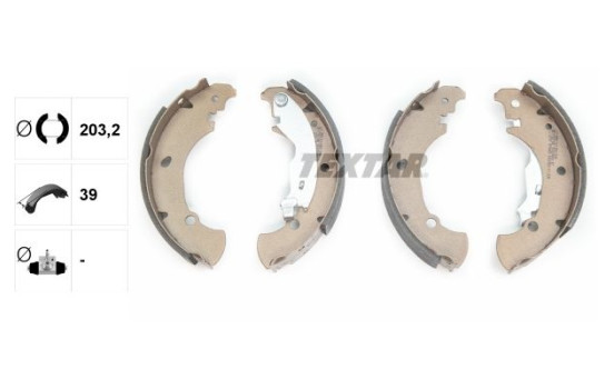 Jeu de mâchoires de frein