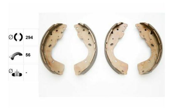 Jeu de mâchoires de frein