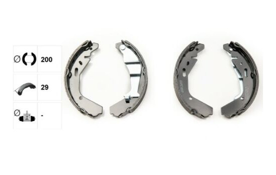 Jeu de mâchoires de frein