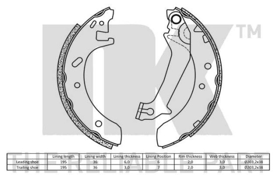 Jeu de mâchoires de frein, Image 2