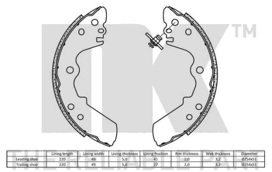 Jeu de mâchoires de frein, Image 2