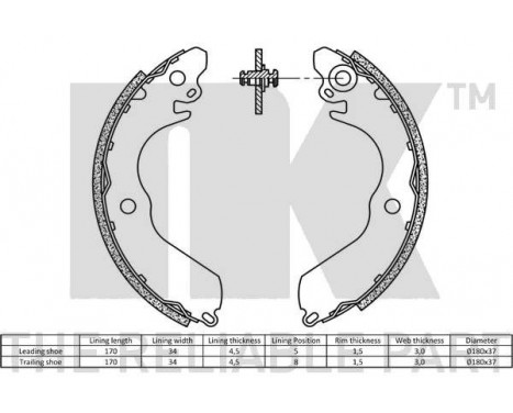 Jeu de mâchoires de frein, Image 2