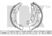 Jeu de mâchoires de frein