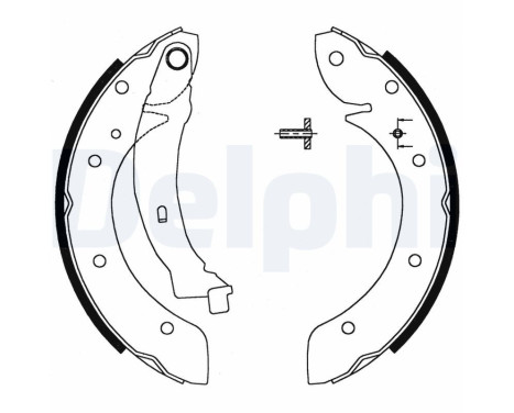 Jeu de mâchoires de frein