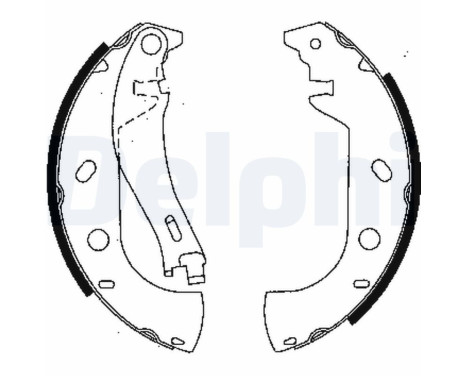 Jeu de mâchoires de frein