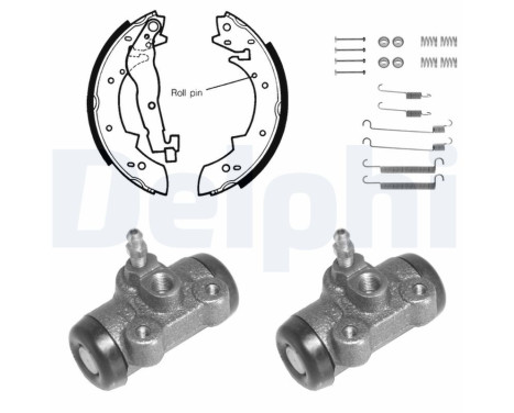 Jeu de mâchoires de frein