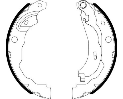 Jeu de mâchoires de frein