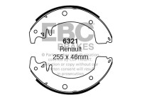 jeu de mâchoires de frein