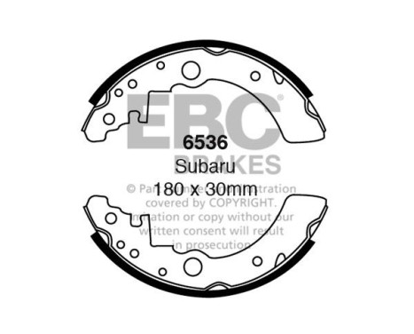 jeu de mâchoires de frein