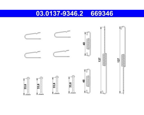 Accessoires, sabot de frein